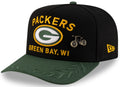 Green Bay Packers New Era Black 2025 On Stage NFL Draft A-Frame 59FIFTY Fitted Hat for Men product image 1, provided for