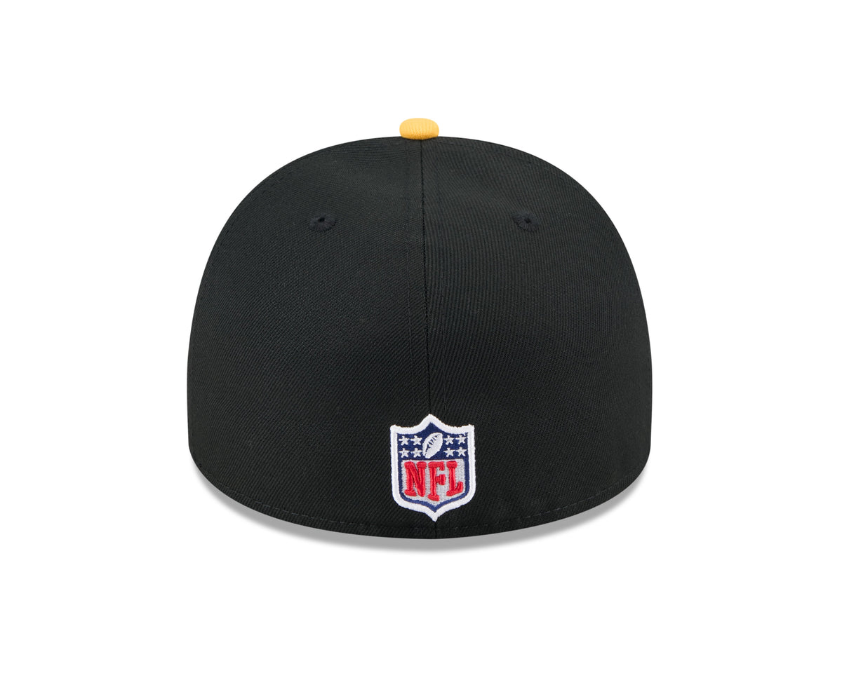 Pittsburgh Steelers New Era Black 2025 On Stage NFL Draft A-Frame 59FIFTY Fitted Hat for Men product image 6, provided for