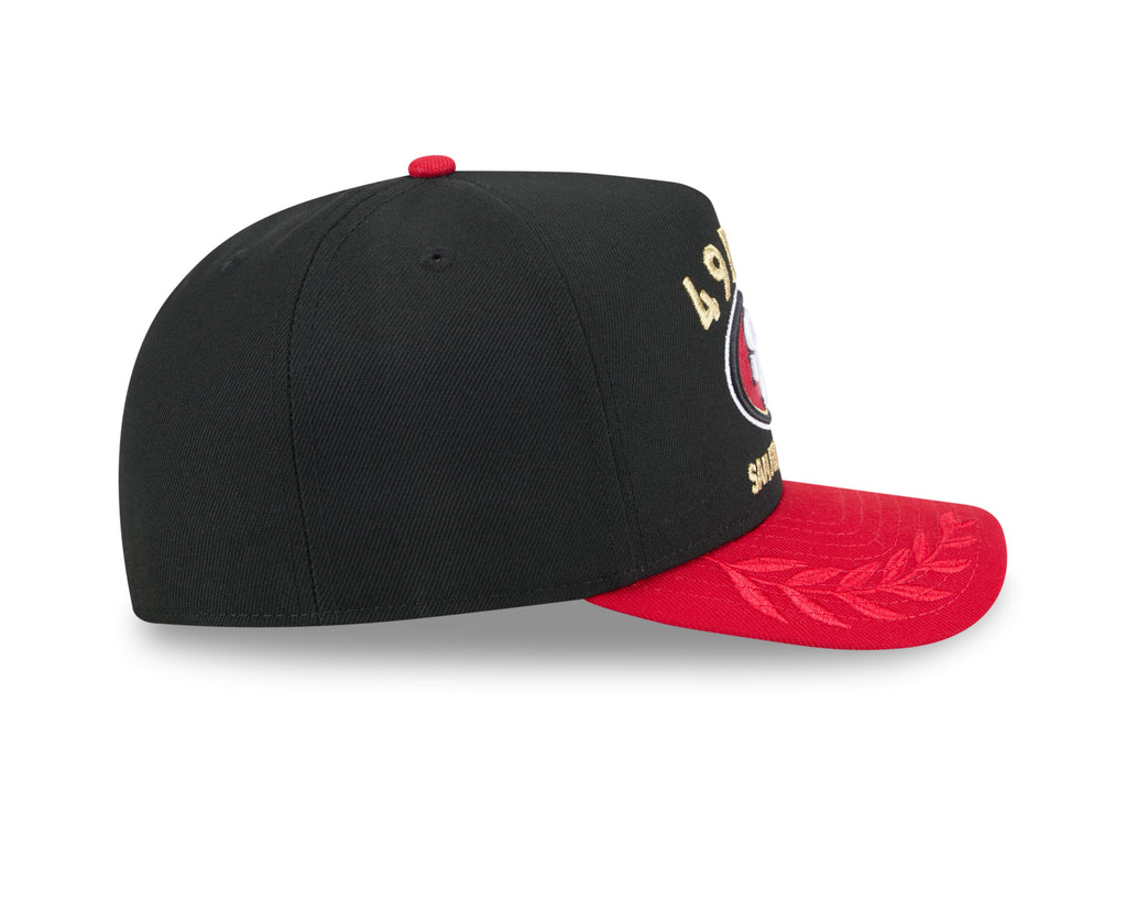 San Francisco 49ers New Era Black 2025 On Stage NFL Draft A-Frame 59FIFTY Fitted Hat for Men product image 4, provided for