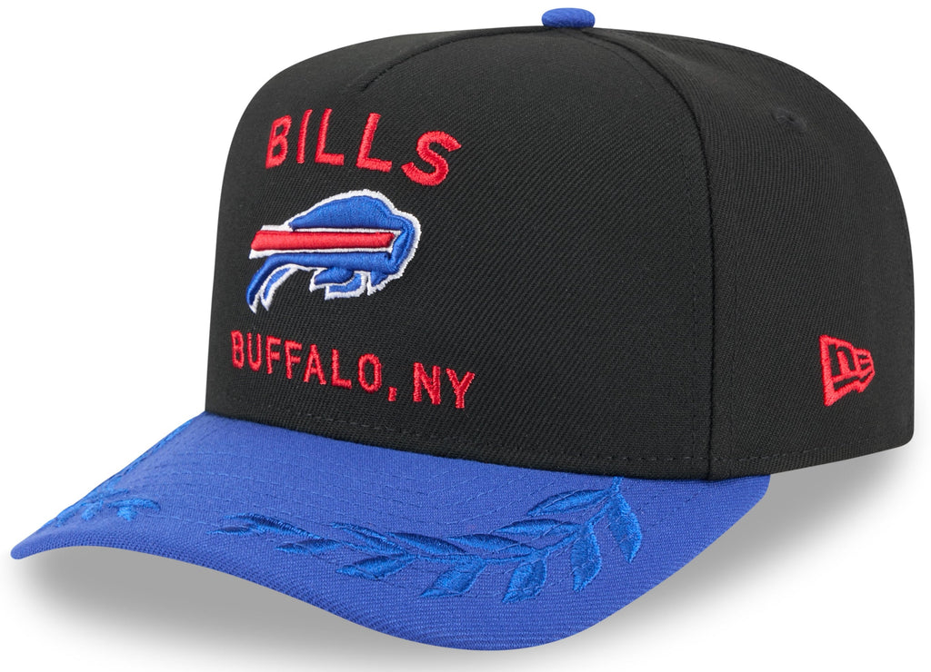 Buffalo Bills New Era 2025 NFL Draft Black A-Frame 9FIFTY Snapback Adjustable Hat for Men product image 1, provided for