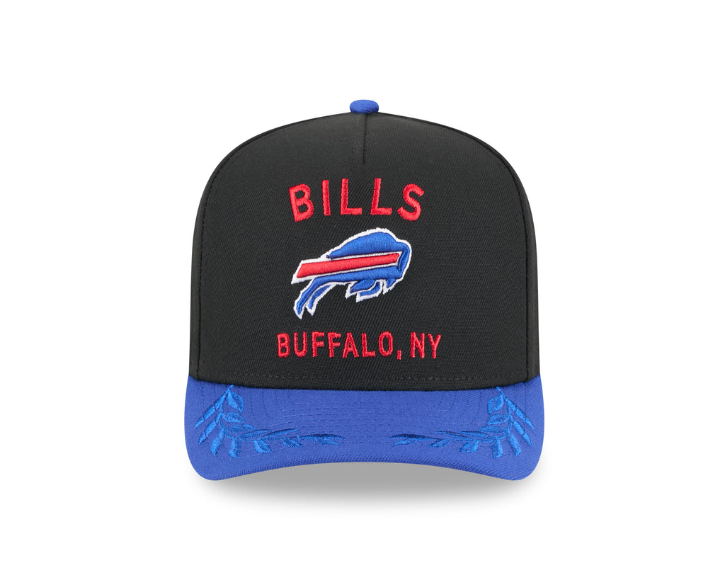 Buffalo Bills New Era 2025 NFL Draft Black A-Frame 9FIFTY Snapback Adjustable Hat for Men product image 2, provided for