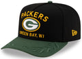 Green Bay Packers New Era 2025 NFL Draft Black A-Frame 9FIFTY Snapback Adjustable Hat for Men product image 1, provided for