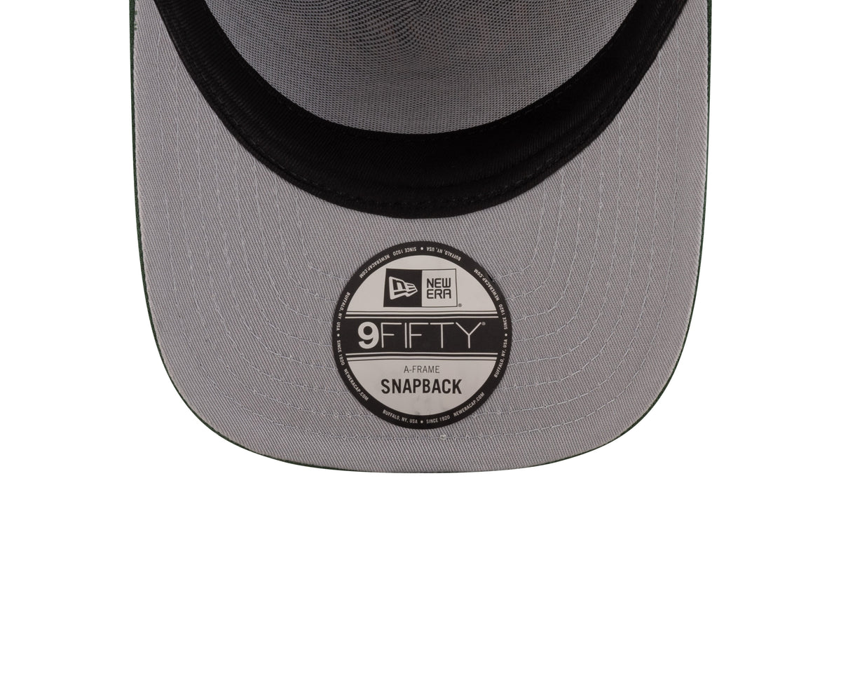 Green Bay Packers New Era 2025 NFL Draft Black A-Frame 9FIFTY Snapback Adjustable Hat for Men product image 7, provided for