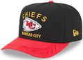 Kansas City Chiefs New Era 2025 NFL Draft Black A-Frame 9FIFTY Snapback Adjustable Hat for Men product image 1, provided for