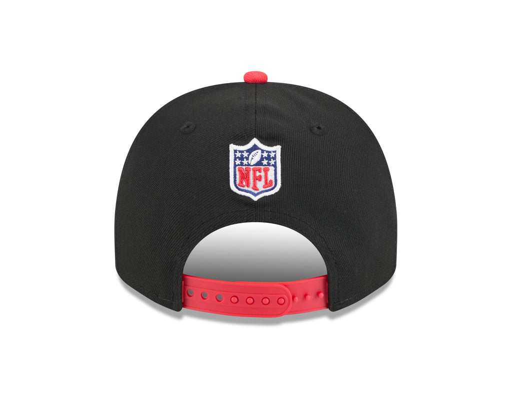 Kansas City Chiefs New Era 2025 NFL Draft Black A-Frame 9FIFTY Snapback Adjustable Hat for Men product image 6, provided for