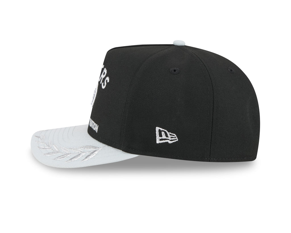 Las Vegas Raiders New Era 2025 NFL Draft Black A-Frame 9FIFTY Snapback Adjustable Hat for Men product image 4, provided for