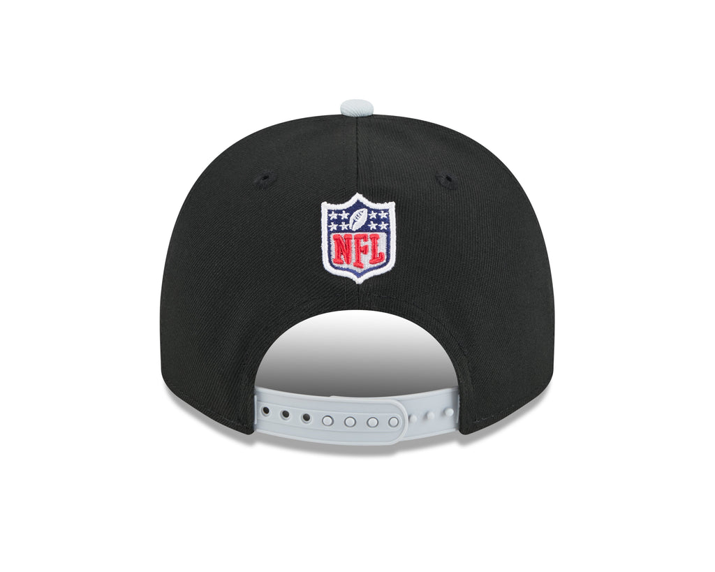 Las Vegas Raiders New Era 2025 NFL Draft Black A-Frame 9FIFTY Snapback Adjustable Hat for Men product image 6, provided for