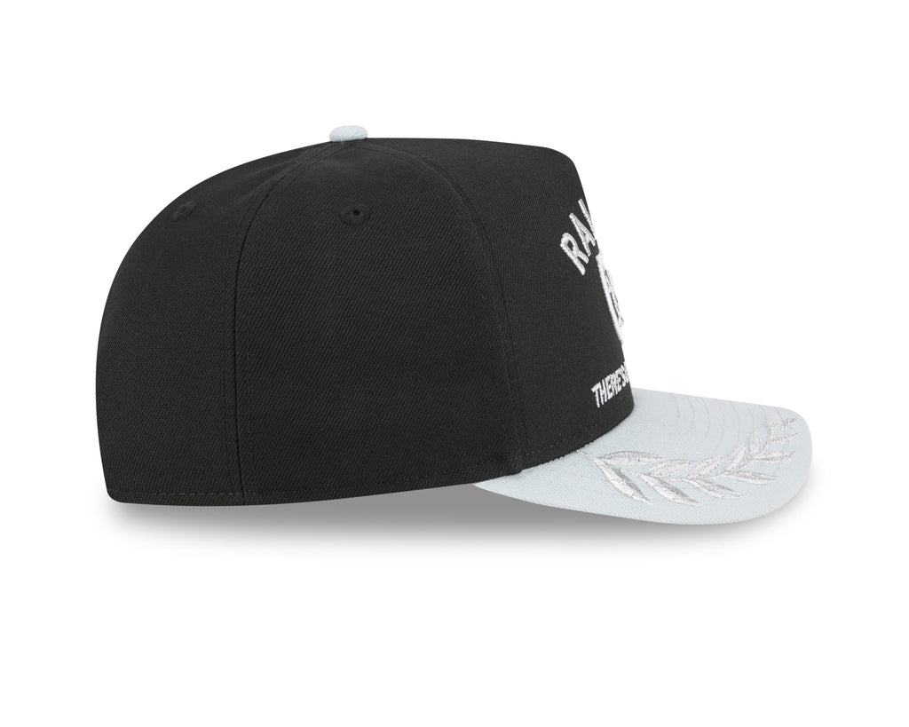 Las Vegas Raiders New Era 2025 NFL Draft Black A-Frame 9FIFTY Snapback Adjustable Hat for Men product image 5, provided for