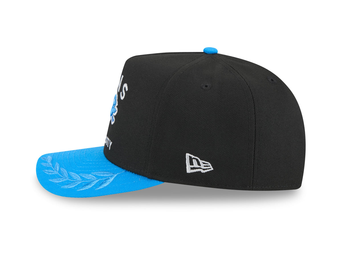 Detroit Lions New Era 2025 NFL Draft Black A-Frame 9FIFTY Snapback Adjustable Hat for Men product image 4, provided for