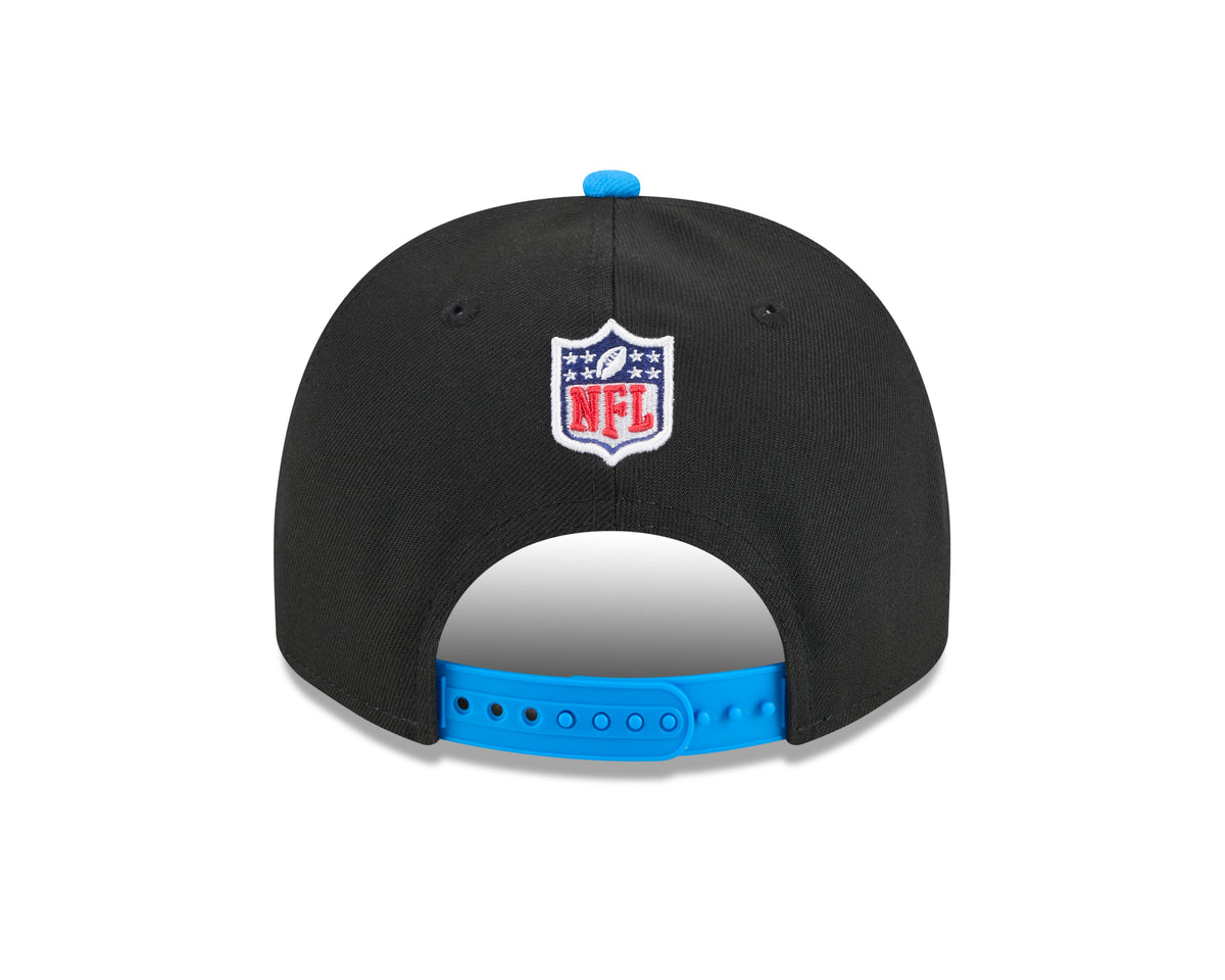 Detroit Lions New Era 2025 NFL Draft Black A-Frame 9FIFTY Snapback Adjustable Hat for Men product image 6, provided for