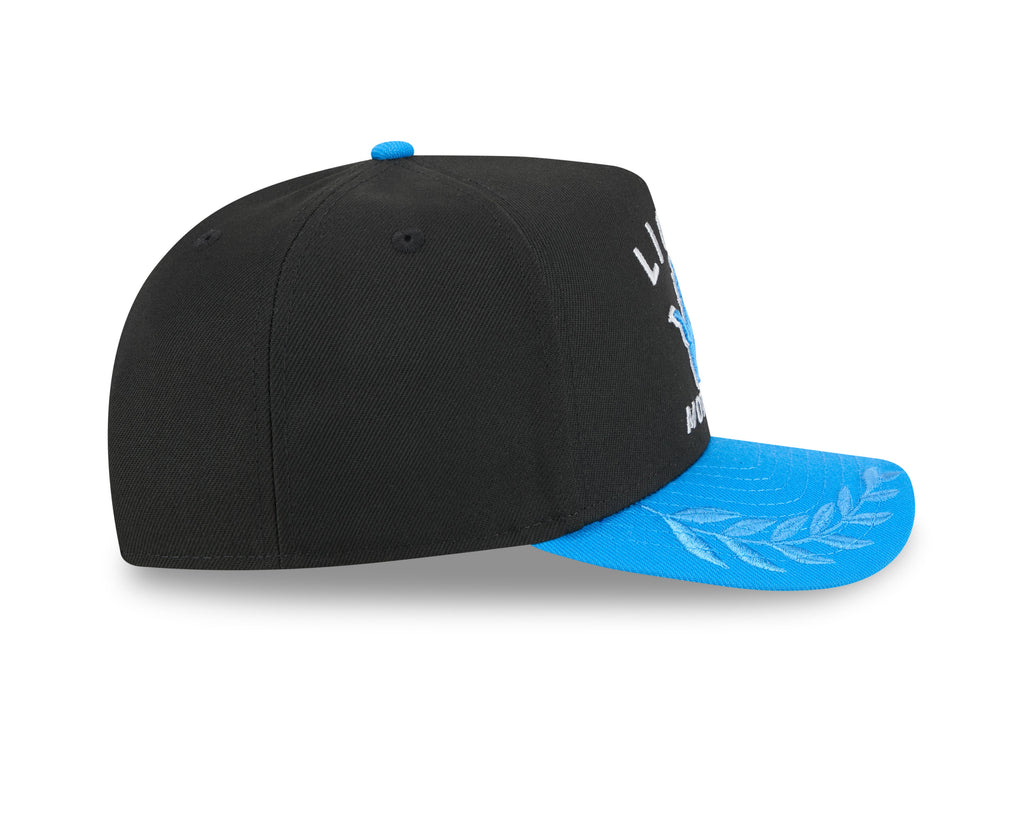 Detroit Lions New Era 2025 NFL Draft Black A-Frame 9FIFTY Snapback Adjustable Hat for Men product image 5, provided for