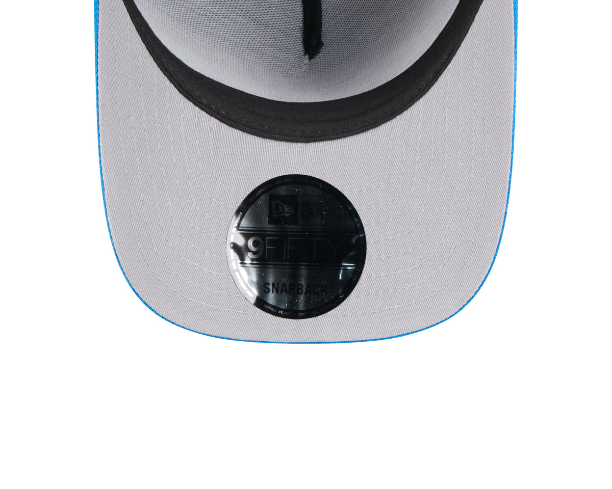 Detroit Lions New Era 2025 NFL Draft Black A-Frame 9FIFTY Snapback Adjustable Hat for Men product image 7, provided for
