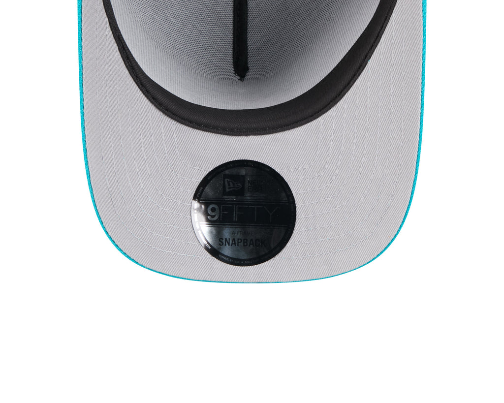 Miami Dolphins New Era 2025 NFL Draft Black A-Frame 9FIFTY Snapback Adjustable Hat for Men product image 7, provided for