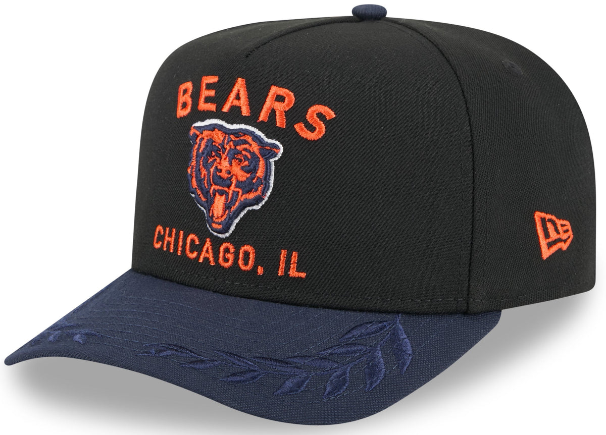 Chicago Bears New Era 2025 NFL Draft Black A-Frame 9FIFTY Snapback Adjustable Hat for Men product image 1, provided for