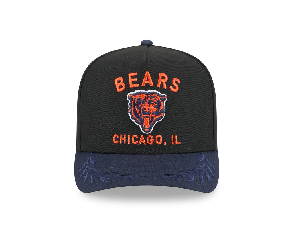 Chicago Bears New Era 2025 NFL Draft Black A-Frame 9FIFTY Snapback Adjustable Hat for Men product image 2, provided for