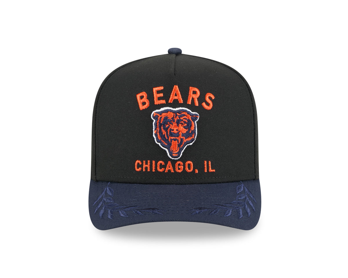Chicago Bears New Era 2025 NFL Draft Black A-Frame 9FIFTY Snapback Adjustable Hat for Men product image 2, provided for
