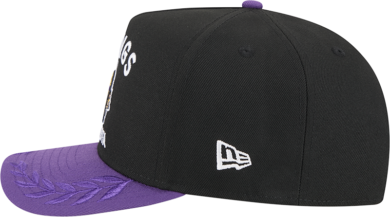 Minnesota Vikings New Era 2025 NFL Draft Black A-Frame 9FIFTY Snapback Adjustable Hat for Men product image 4, provided for