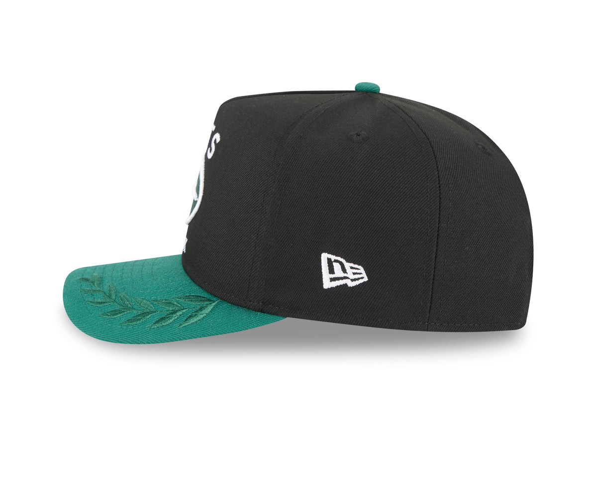 New York Jets New Era 2025 NFL Draft Black A-Frame 9FIFTY Snapback Adjustable Hat for Men product image 4, provided for