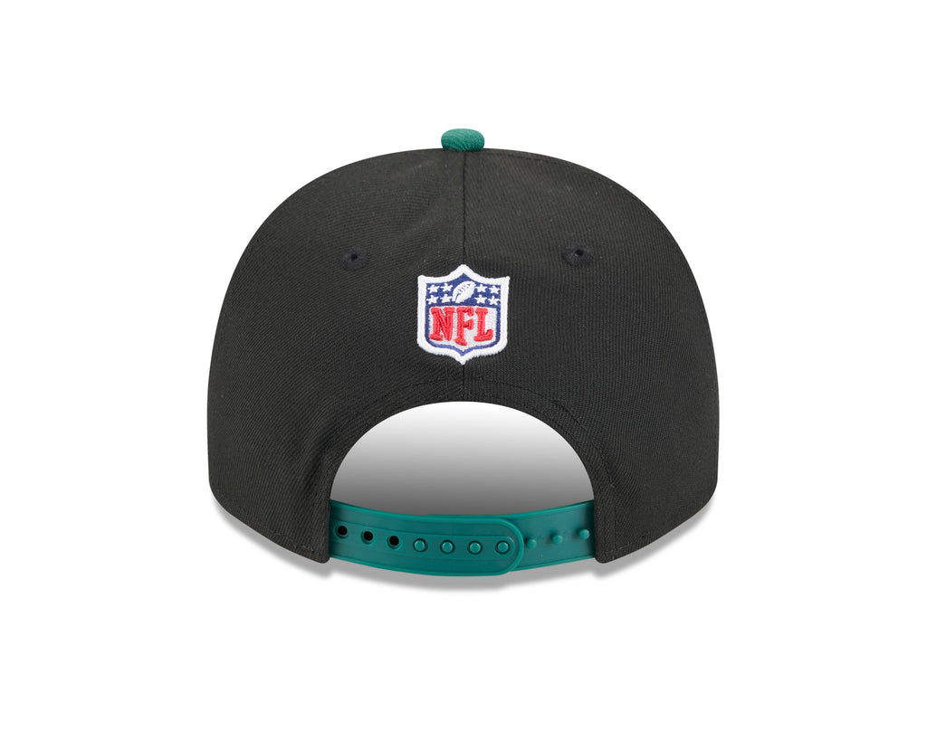 New York Jets New Era 2025 NFL Draft Black A-Frame 9FIFTY Snapback Adjustable Hat for Men product image 5, provided for
