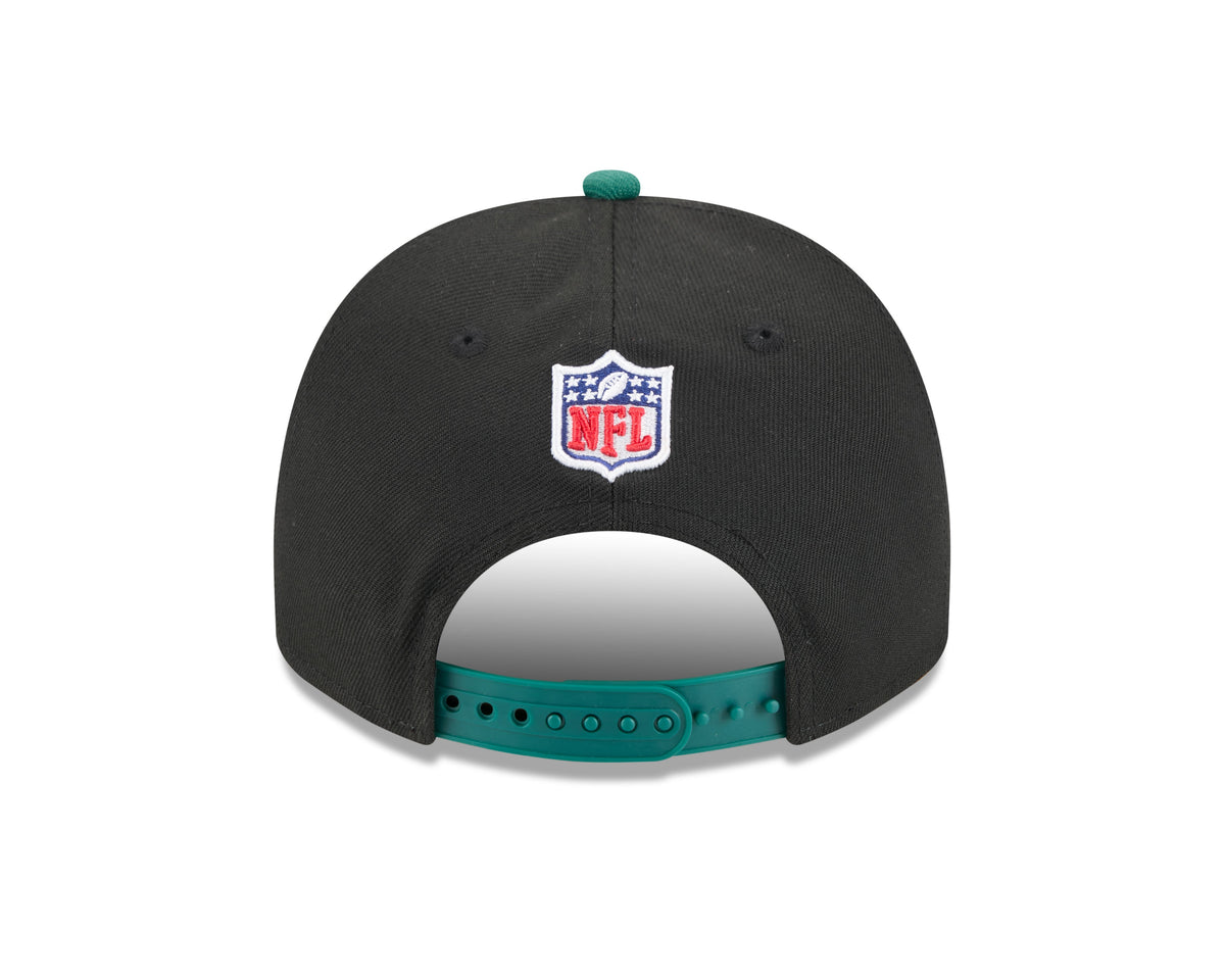 New York Jets New Era 2025 NFL Draft Black A-Frame 9FIFTY Snapback Adjustable Hat for Men product image 5, provided for