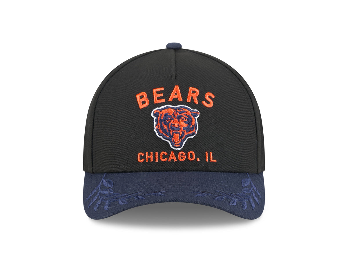 Chicago Bears New Era 2025 NFL Draft Black M-Crown 9FORTY Snapback Adjustable Hat for Men product image 2, provided for