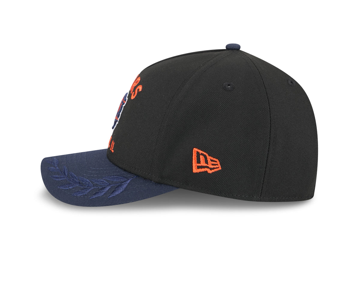 Chicago Bears New Era 2025 NFL Draft Black M-Crown 9FORTY Snapback Adjustable Hat for Men product image 5, provided for