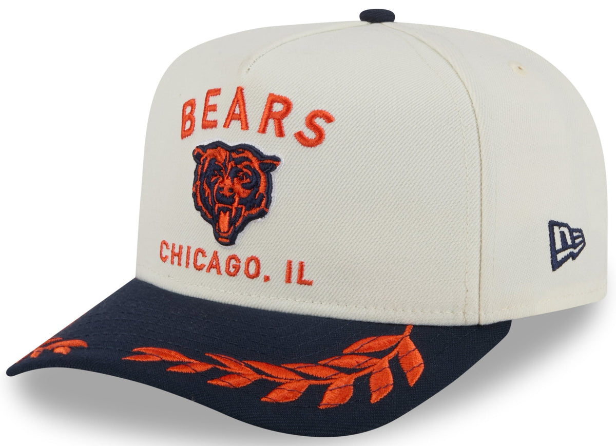 Chicago Bears New Era 2025 NFL Draft Chrome A-Frame 9FIFTY Snapback Adjustable Hat for Men product image 1, provided for