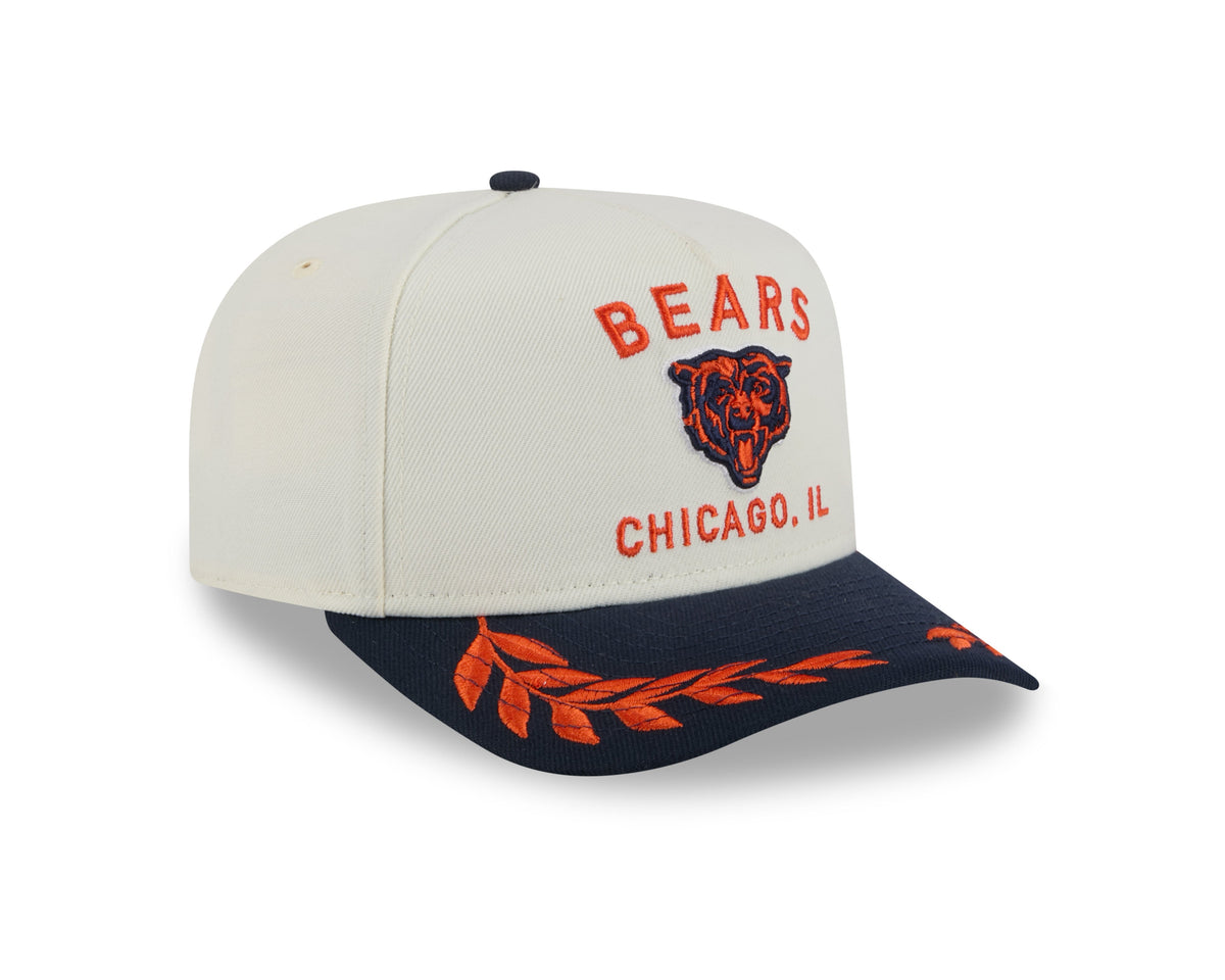 Chicago Bears New Era 2025 NFL Draft Chrome A-Frame 9FIFTY Snapback Adjustable Hat for Men product image 3, provided for