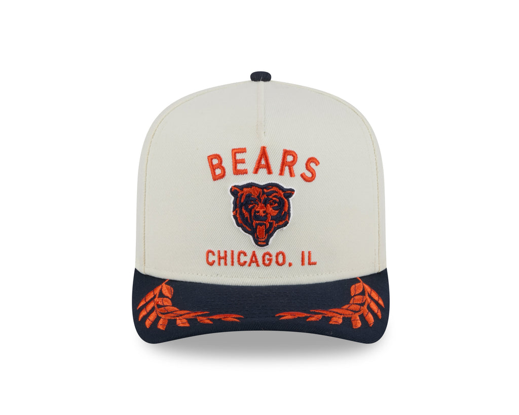 Chicago Bears New Era 2025 NFL Draft Chrome A-Frame 9FIFTY Snapback Adjustable Hat for Men product image 2, provided for