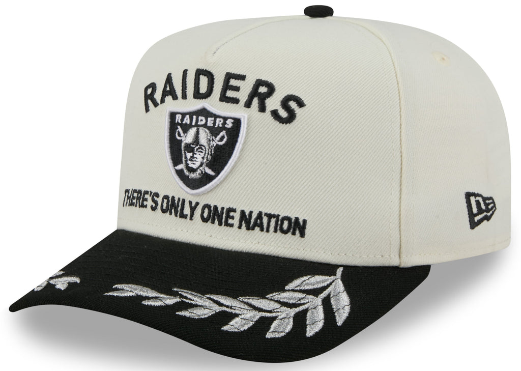Las Vegas Raiders New Era 2025 NFL Draft Chrome A-Frame 9FIFTY Snapback Adjustable Hat for Men product image 1, provided for