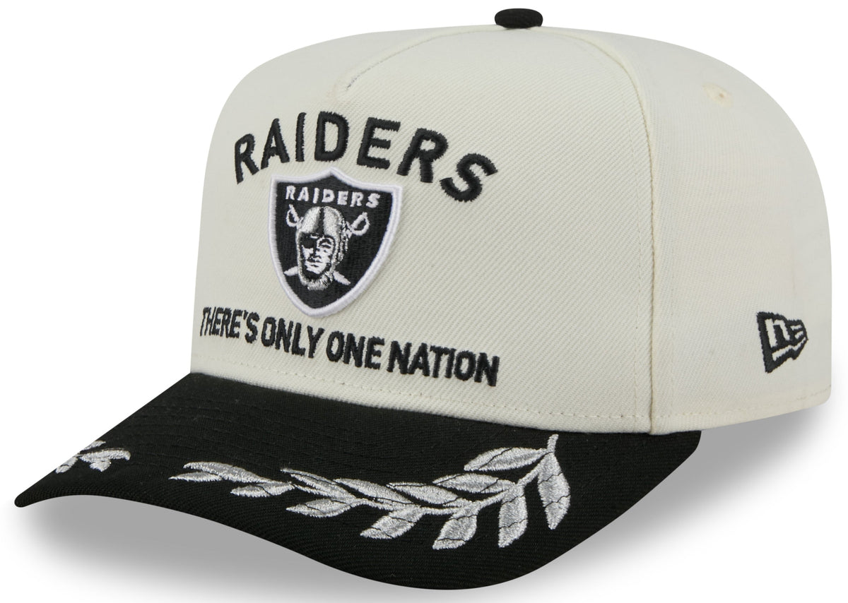 Las Vegas Raiders New Era 2025 NFL Draft Chrome A-Frame 9FIFTY Snapback Adjustable Hat for Men product image 1, provided for