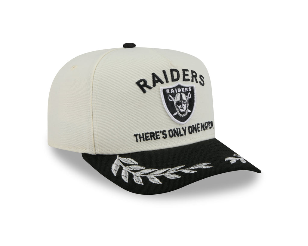 Las Vegas Raiders New Era 2025 NFL Draft Chrome A-Frame 9FIFTY Snapback Adjustable Hat for Men product image 3, provided for