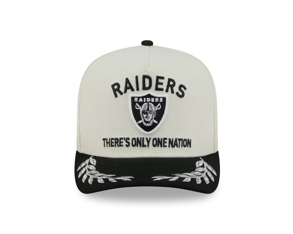 Las Vegas Raiders New Era 2025 NFL Draft Chrome A-Frame 9FIFTY Snapback Adjustable Hat for Men product image 2, provided for