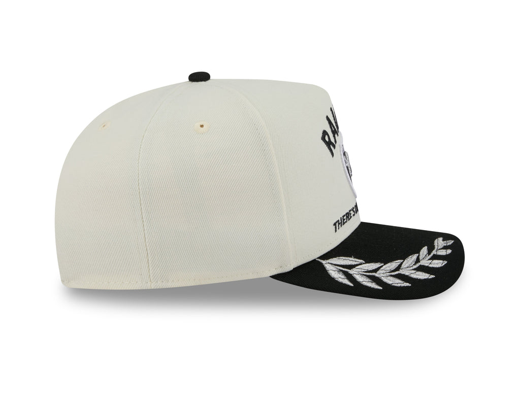 Las Vegas Raiders New Era 2025 NFL Draft Chrome A-Frame 9FIFTY Snapback Adjustable Hat for Men product image 5, provided for