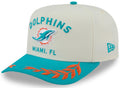 Miami Dolphins New Era 2025 NFL Draft Chrome A-Frame 9FIFTY Snapback Adjustable Hat for Men product image 1, provided for