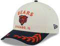 Chicago Bears New Era 2025 NFL Draft Chrome M-Crown 9FORTY Snapback Adjustable Hat for Men product image 1, provided for