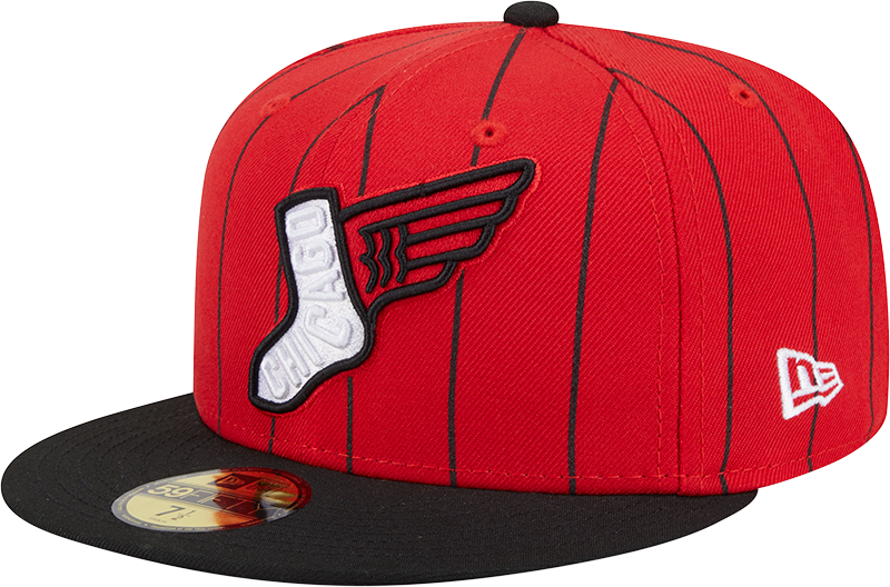 Chicago White Sox New Era 2025/26 City Connect 59FIFTY Fitted Hat - Red/Black product image 1, provided for visual reference