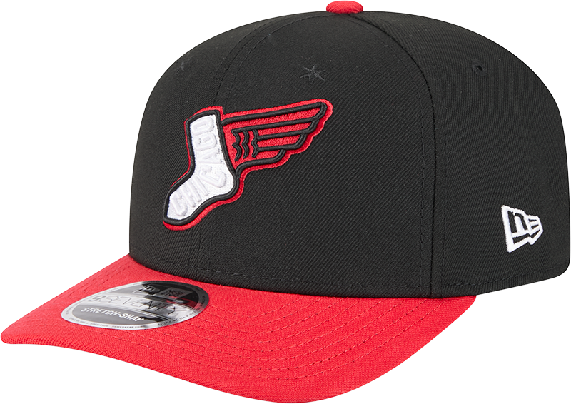 Chicago White Sox New Era 2025 City Connect Alternate 9SEVENTY Adjustable Hat - Black/Red product image 1, provided for
