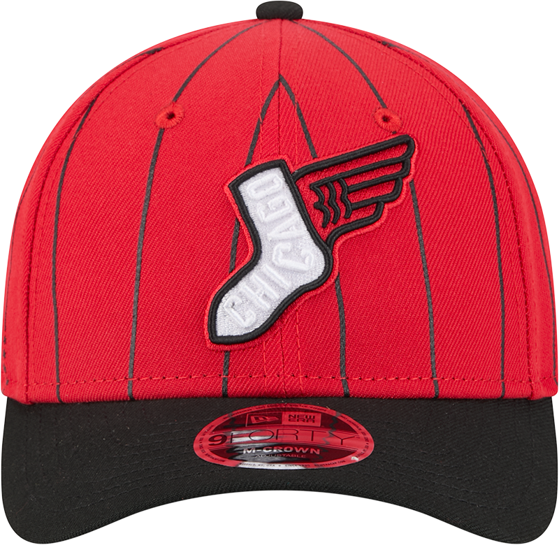 Chicago White Sox New Era 2025 City Connect 9FORTY M-Crown Adjustable Hat - Red/Black product image 2, provided for visual