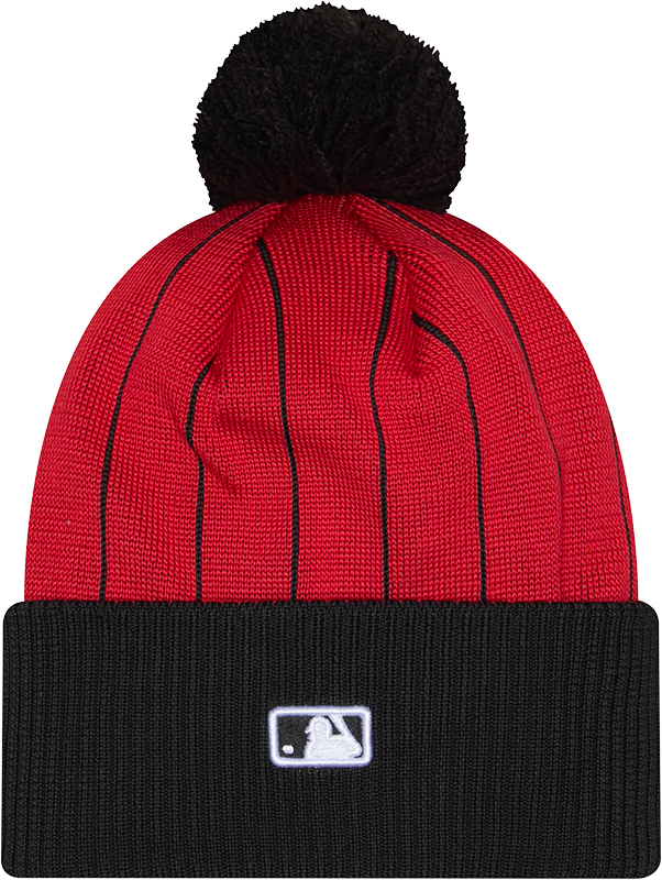 Chicago White Sox 2025 City Connect Red/Black New Era Cuffed Knit Hat for Men product image 3, provided for visual reference