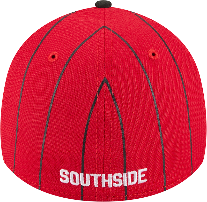 Chicago White Sox 2025 City Connect Red/Black New Era 39THIRTY Flex Fit Hat product image 6, provided for visual reference