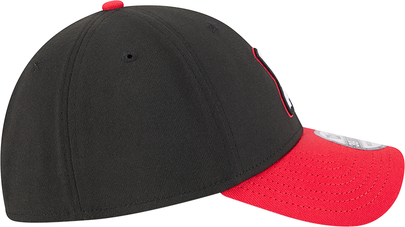 Chicago White Sox 2025 City Connect Alternate Black/Red New Era 39THIRTY Flex Fit Hat product image 4, provided for visual