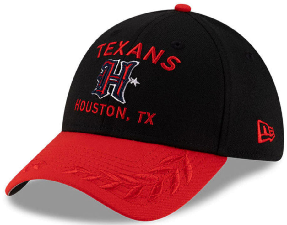 Houston Texans New Era 2025 NFL Draft Black 39THIRTY Flex Fit Hat for Men product image 1, provided for visual reference and