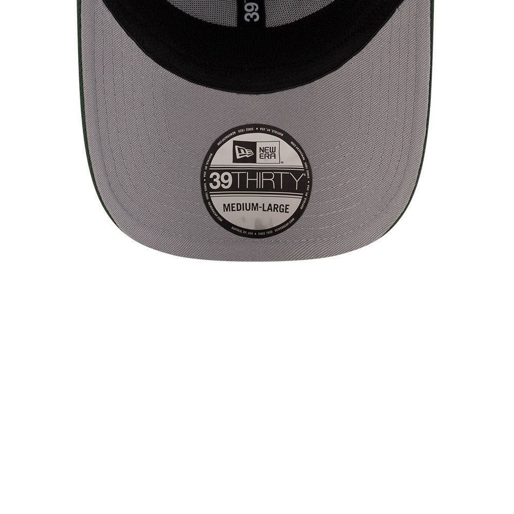 Green Bay Packers New Era 2025 NFL Draft Black 39THIRTY Flex Fit Hat for Men product image 7, provided for visual reference
