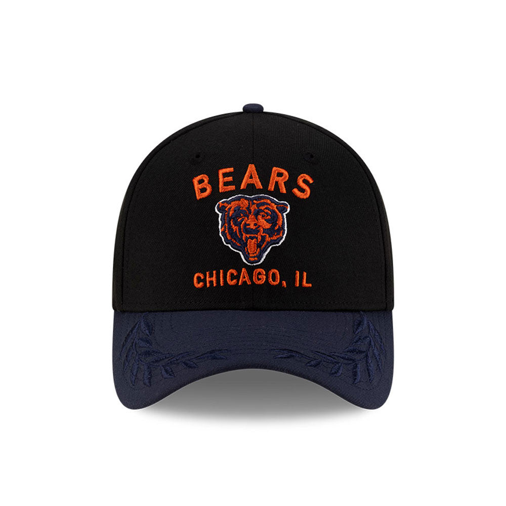Chicago Bears New Era 2025 NFL Draft Black 39THIRTY Flex Fit Hat for Men product image 2, provided for visual reference and