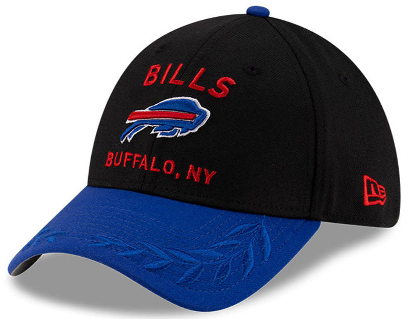 Buffalo Bills New Era 2025 NFL Draft Black 39THIRTY Flex Fit Hat for Men product image 1, provided for visual reference and