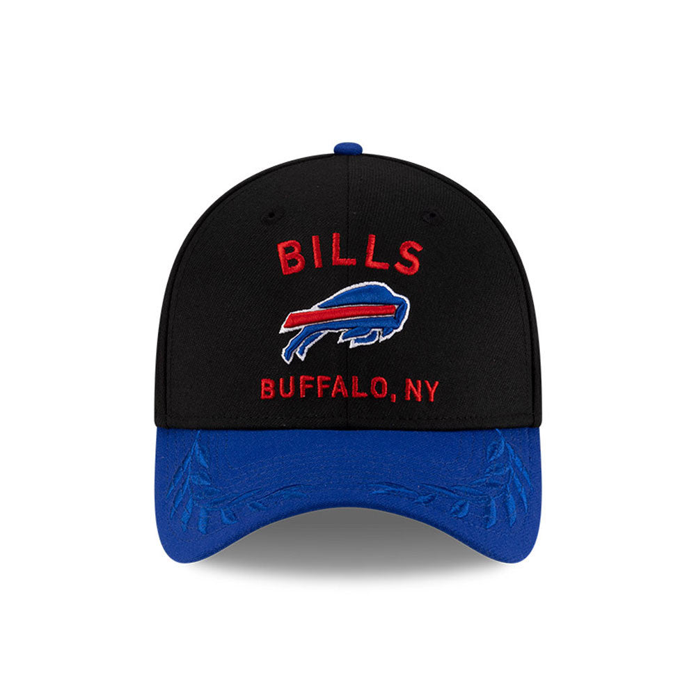 Buffalo Bills New Era 2025 NFL Draft Black 39THIRTY Flex Fit Hat for Men product image 2, provided for visual reference and