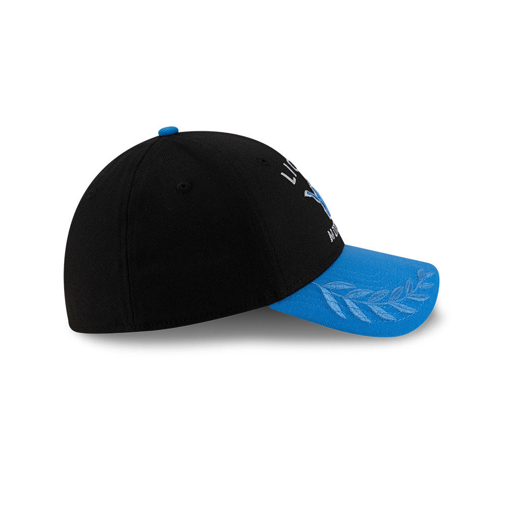 Detroit Lions New Era 2025 NFL Draft Black 39THIRTY Flex Fit Hat for Men product image 4, provided for visual reference and