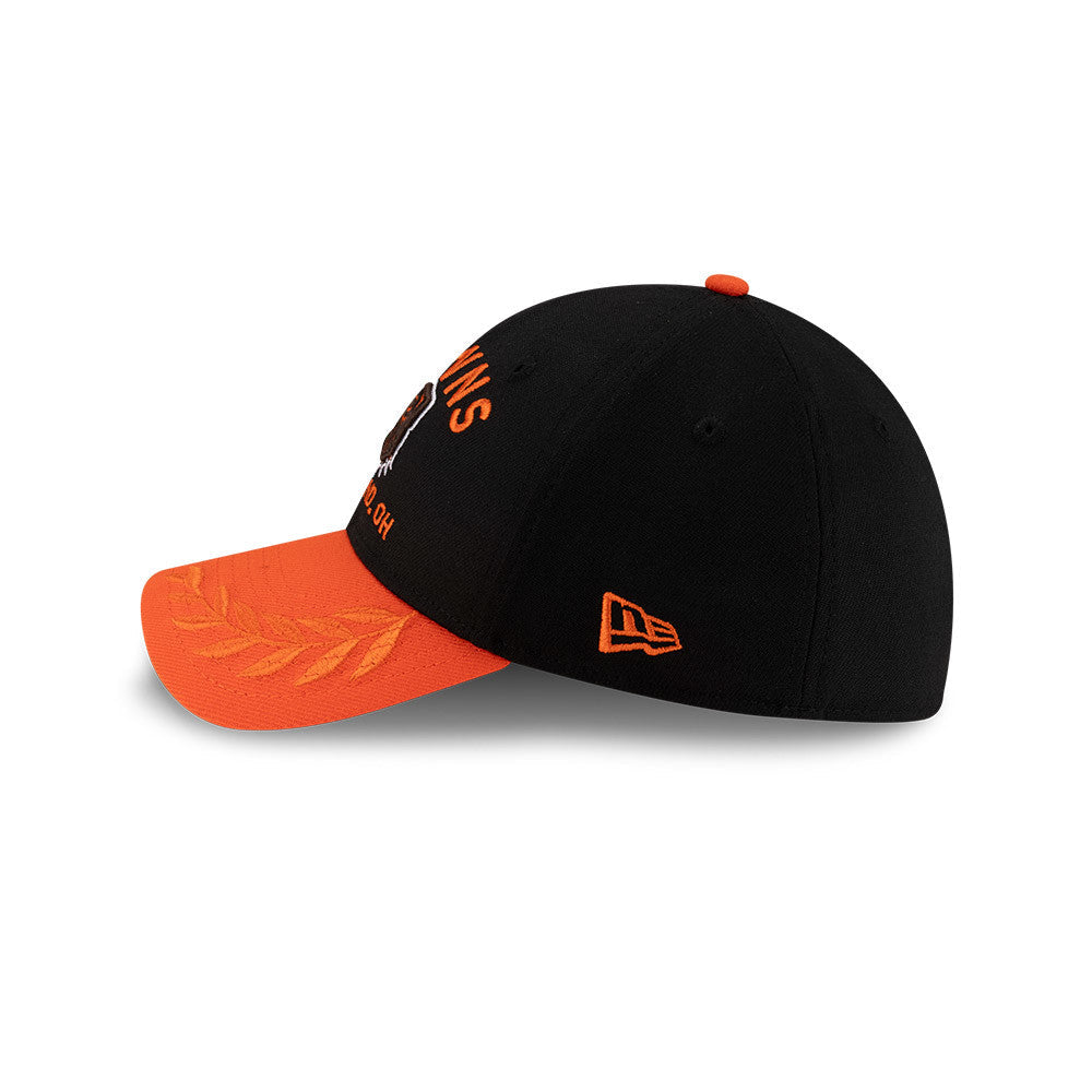 Cleveland Browns New Era 2025 NFL Draft Black 39THIRTY Flex Fit Hat for Men product image 4, provided for visual reference