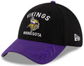 Minnesota Vikings New Era 2025 NFL Draft Black 39THIRTY Flex Fit Hat for Men product image 1, provided for visual reference